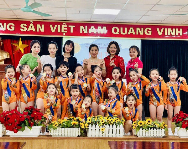 MN ĐỐNG ĐA THAM DỰ LIÊN HOAN BÉ KHOẺ BÉ NGOAN CẤP MẦM NON QUẬN ĐỐNG ĐA NĂM HỌC 2024-2025