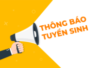 Thông báo về việc vận hành Thử nghiệm hệ thống tuyển sinh trực tuyến năm học 2022-2023